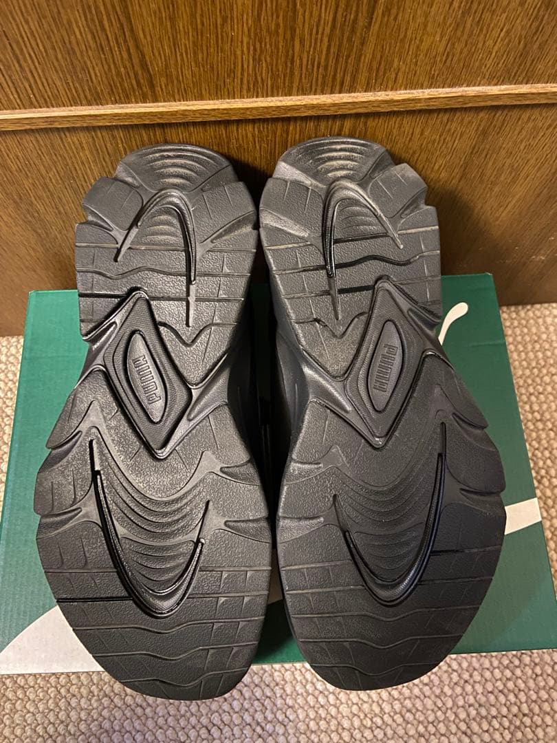 PUMA ブラック 24.5ローファー 厚底