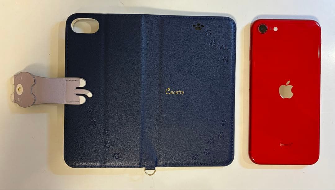 Cocotte iPhoneSE (第2世代) ネイビー ケース付きsimフリー