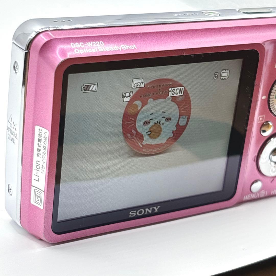 Sony Cyber-shot DSC-W220　ピンク デジカメ コンデジ
