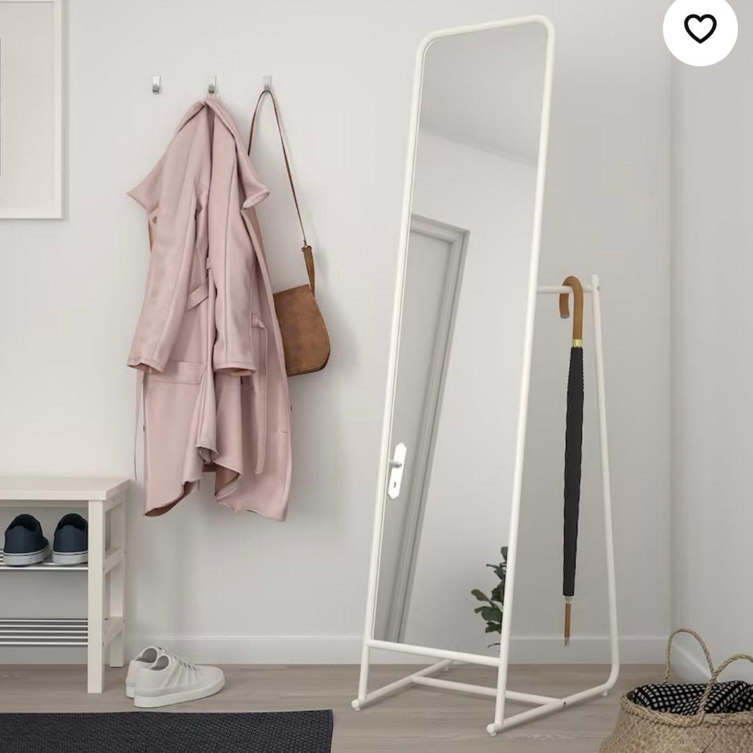 新品　IKEA クナッペルKNAPPER スタンドミラー　全身鏡　ミラー　姿見