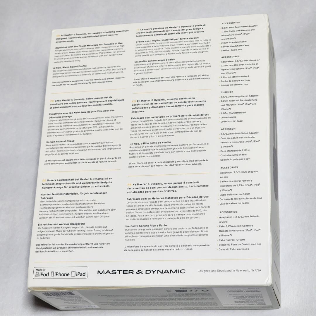 【美品】マスター & ダイナミック MH40 耳覆い型ヘッドホン - 暗灰色