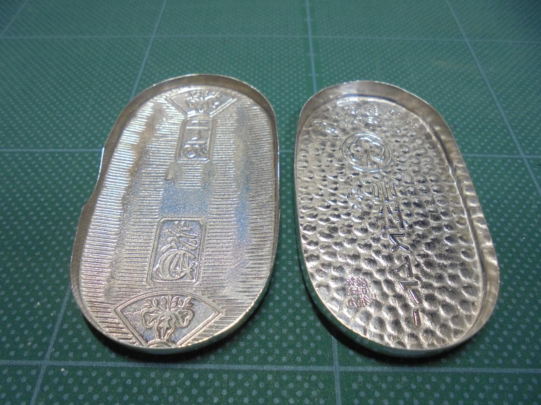 ★ 純銀製(23.5g) 小判型小物入れ(上蓋＋下蓋) ★1