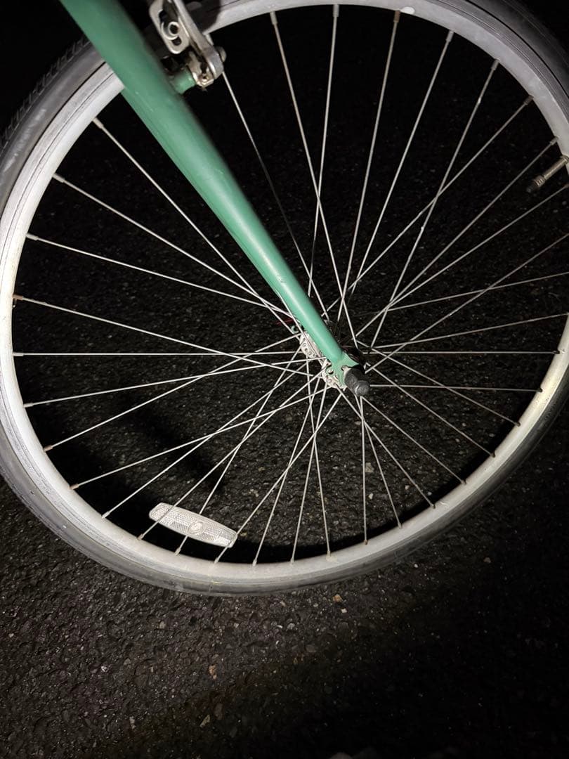 VIM BIKE 緑色 自転車クロスバイク ベージュグリップ