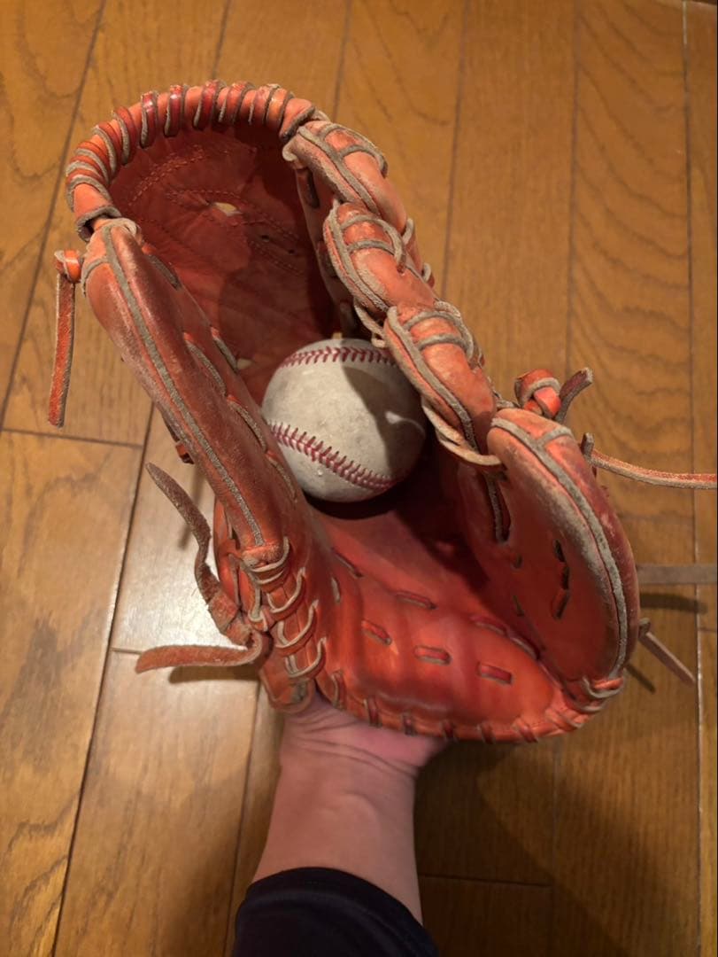 アシックスゴールドステージ右投げ投手用レア