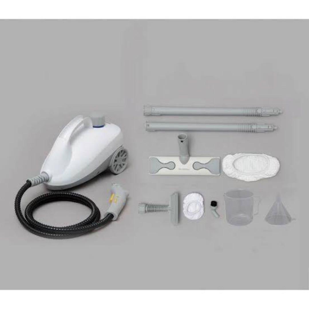 スチームクリーナー キャニスタータイプ IRIS STM-410E ホワイト