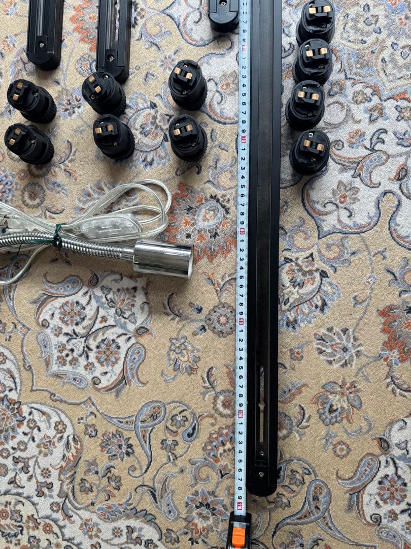 ダクトレール4本セット、ソケット12個