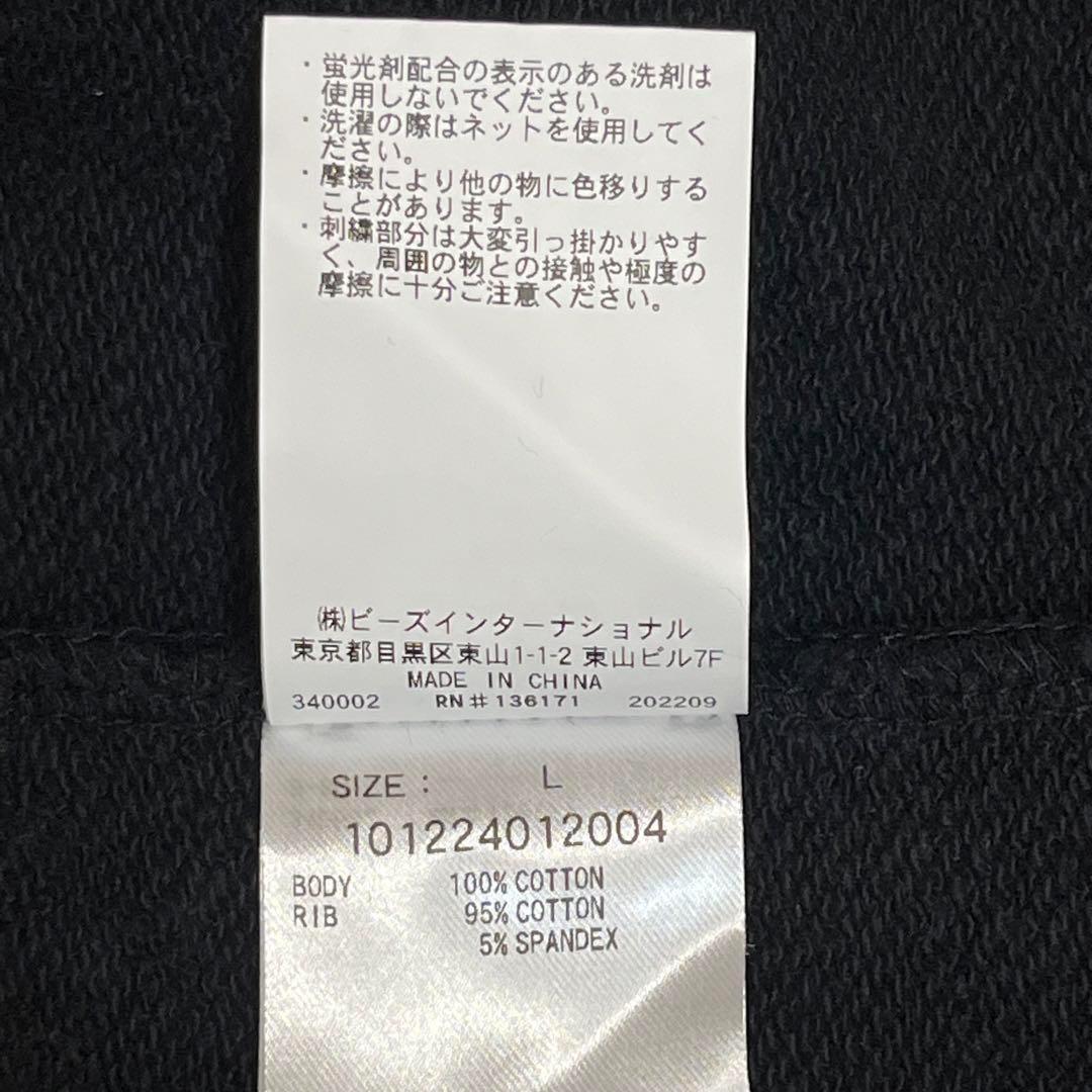 【美品】XLARGE ハーフジップ アーチロゴ L