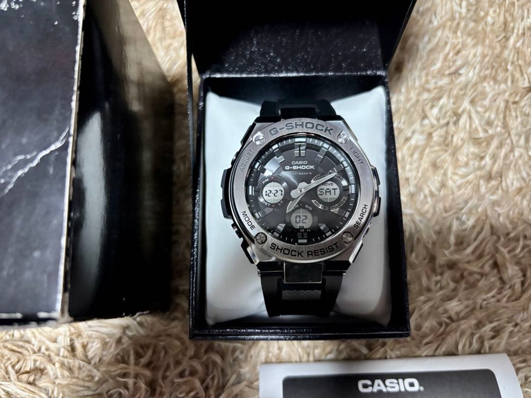 美品　CASIO GST-W110-1AJF CASIO 電波ソーラー