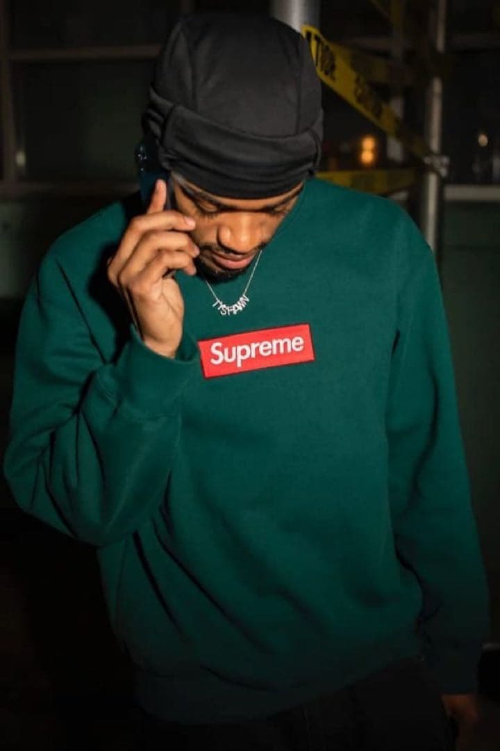 Supreme 22F/W Boxロゴ Crewneck ボックスロゴ　パーカー