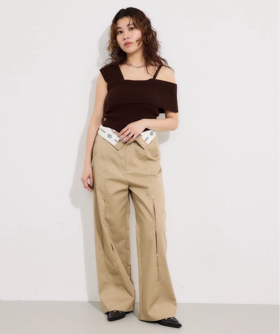 SLY Dickies ホール ストレート パンツ