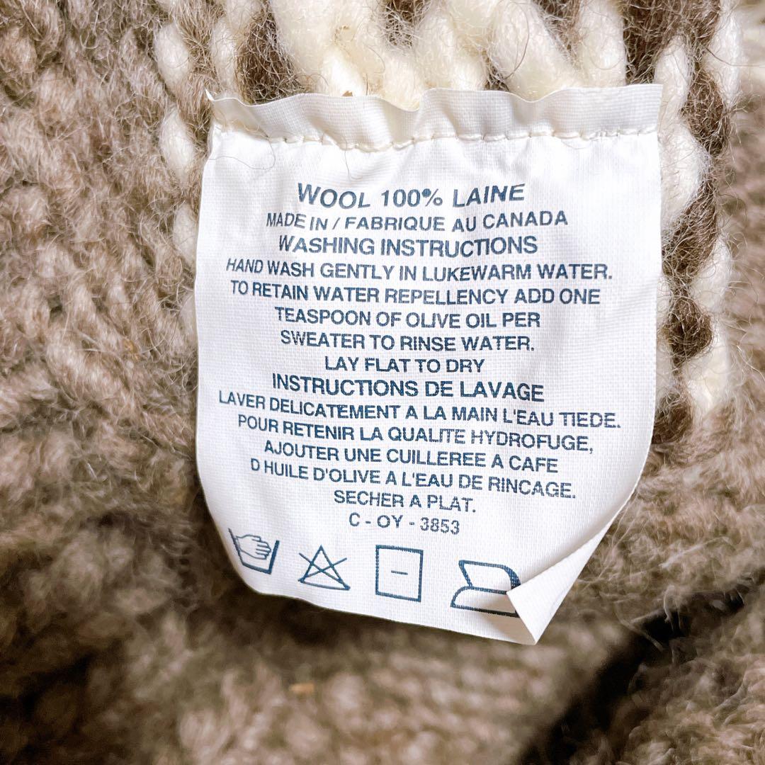 【タグ付き未使用】KANATA カナタ トナカイ柄 カウチンニット セーター