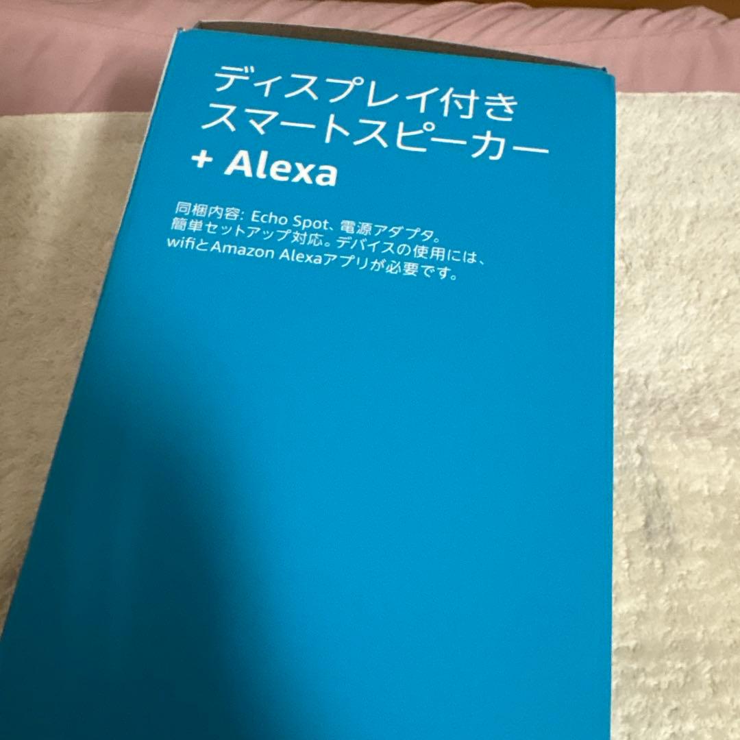 新品・未開封　amazon　アレクサ　エコースポット　echo spot