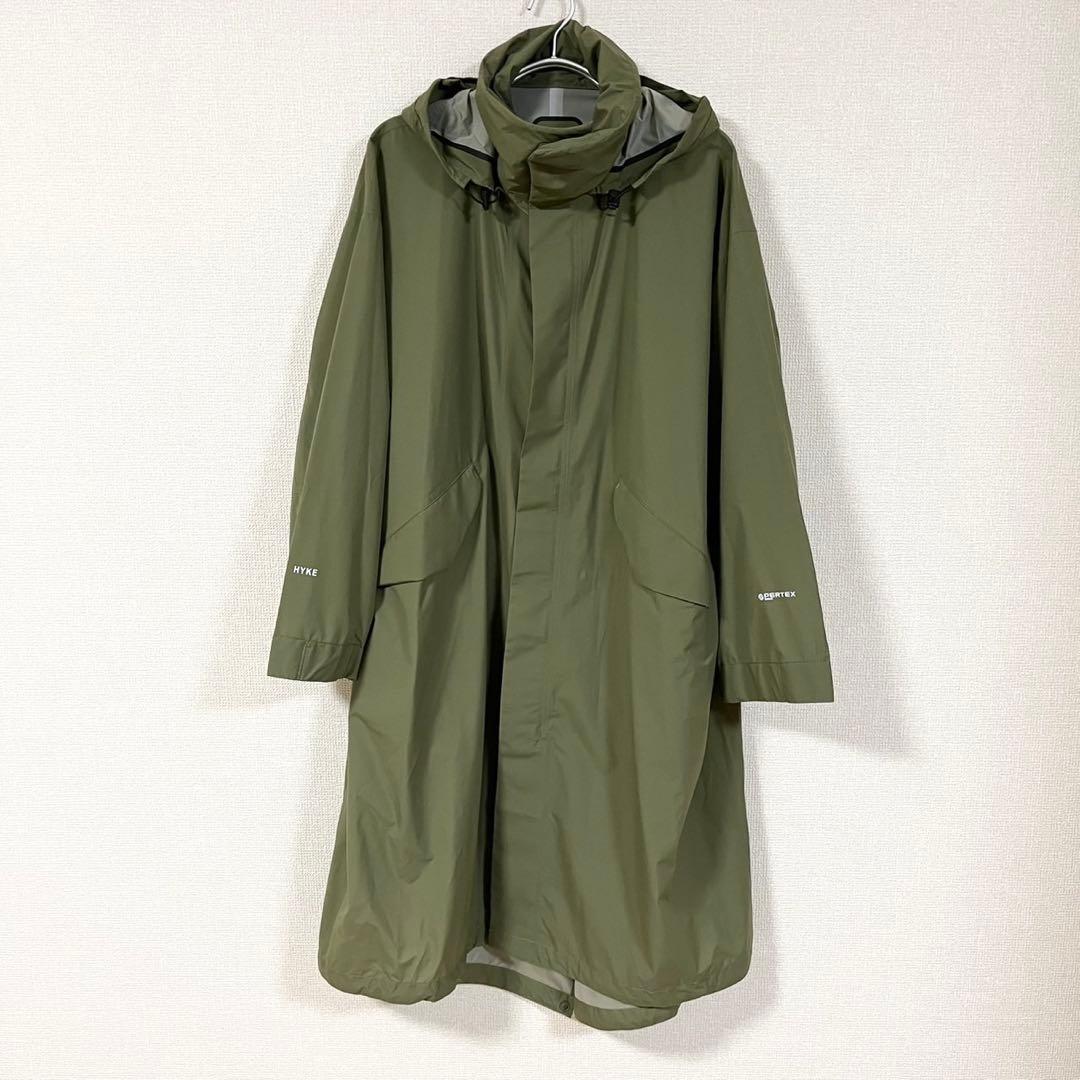 【美品】 HYKE ハイク PERTEX M65 オリーブ パーテックス コート