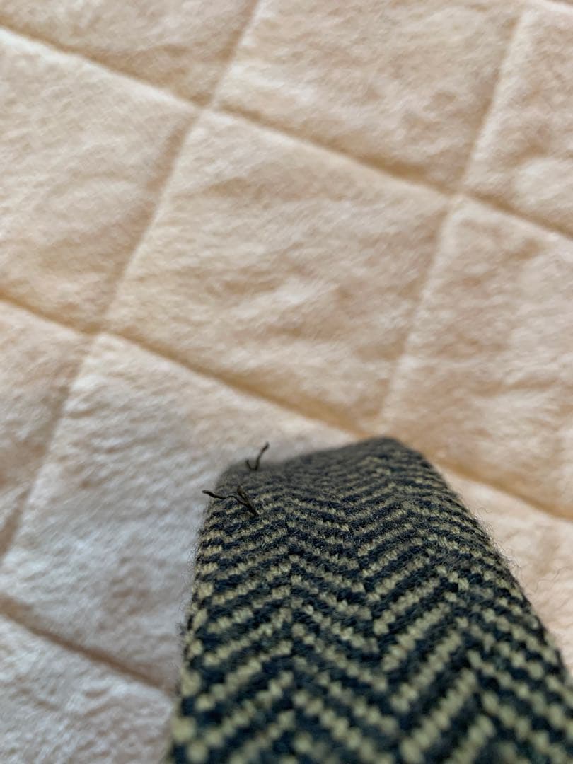 マックスマーラMAXMARAツイード ショートコートジャケット白タグ40カシミヤ