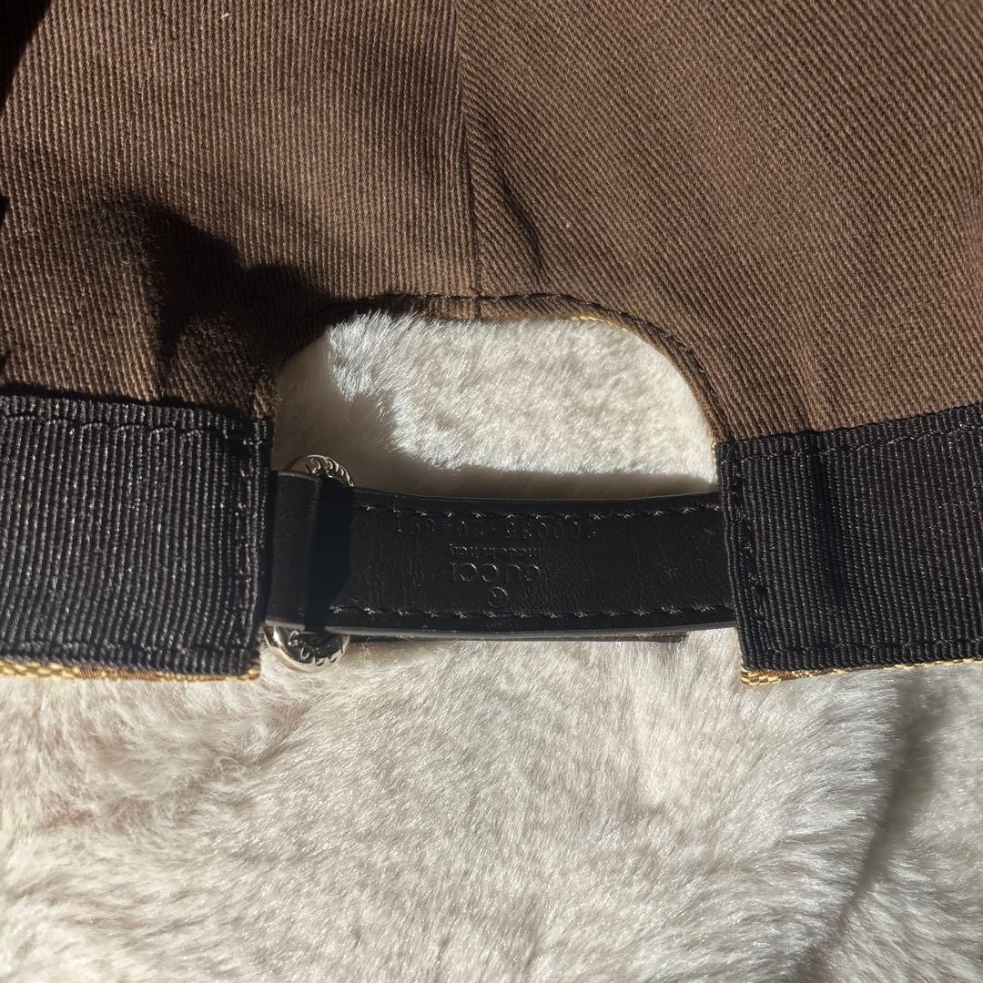 GUCCI ベージュ GGパターン キャップ