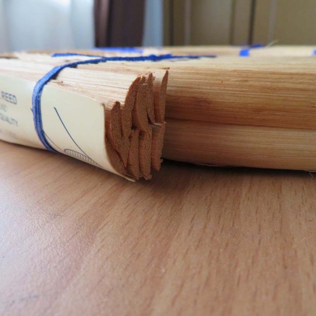 バスケット材料　リード　5点まとめて　約2,200g　木製　かご籠