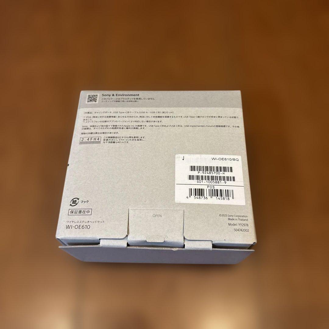 ソニー(SONY) ワイヤレスイヤホン WI-OE610