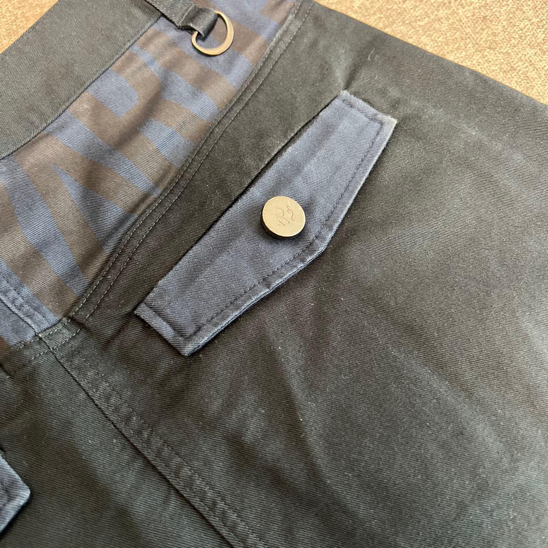 【完売品】8YARDS .H Trimmed Skirt ダークネイビー S