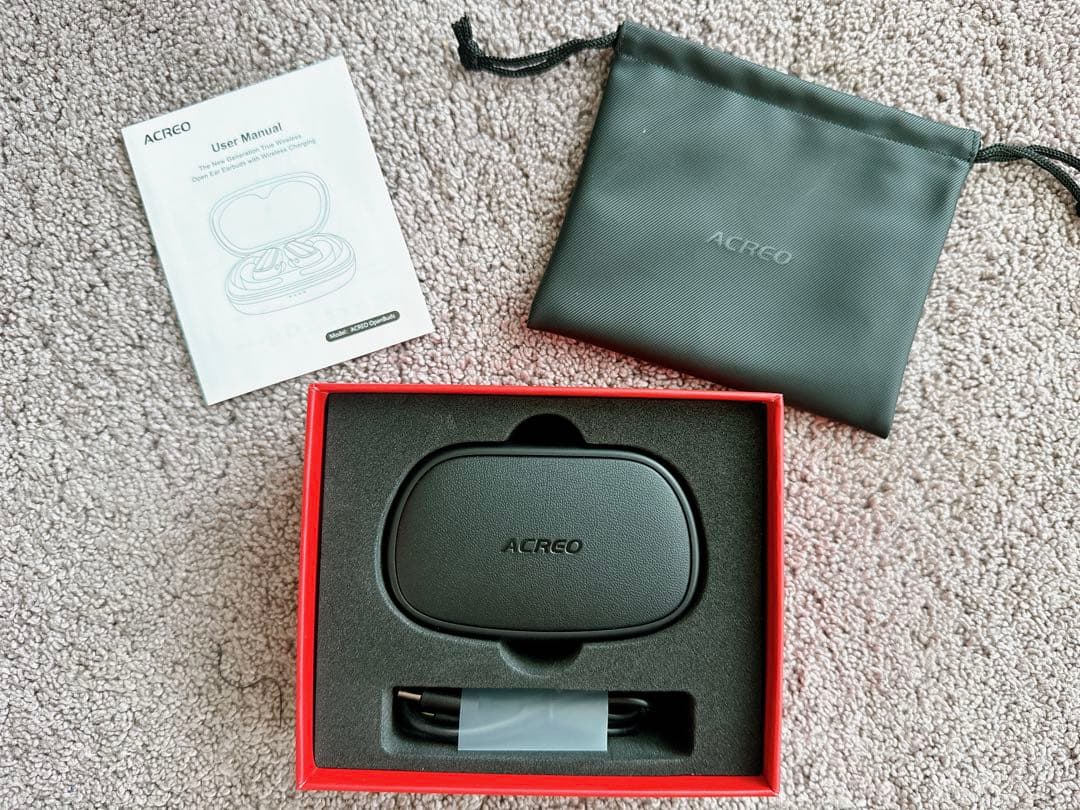 次世代オープンイヤー ワイヤレスイヤホン ACREO OpenBuds