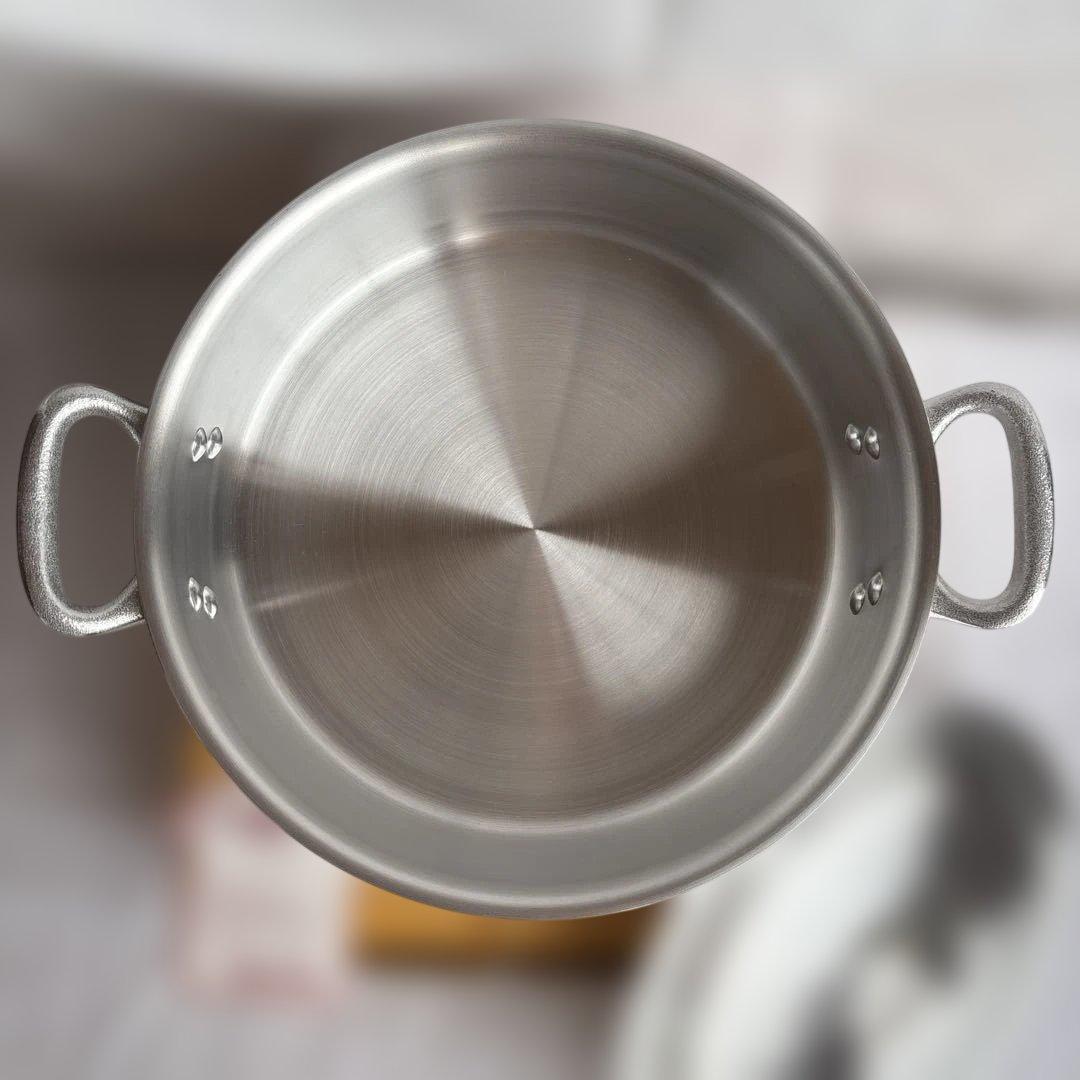 キング外輪鍋　内寸径24 cm容量3.6ℓ アルミ製　底厚3.0mm