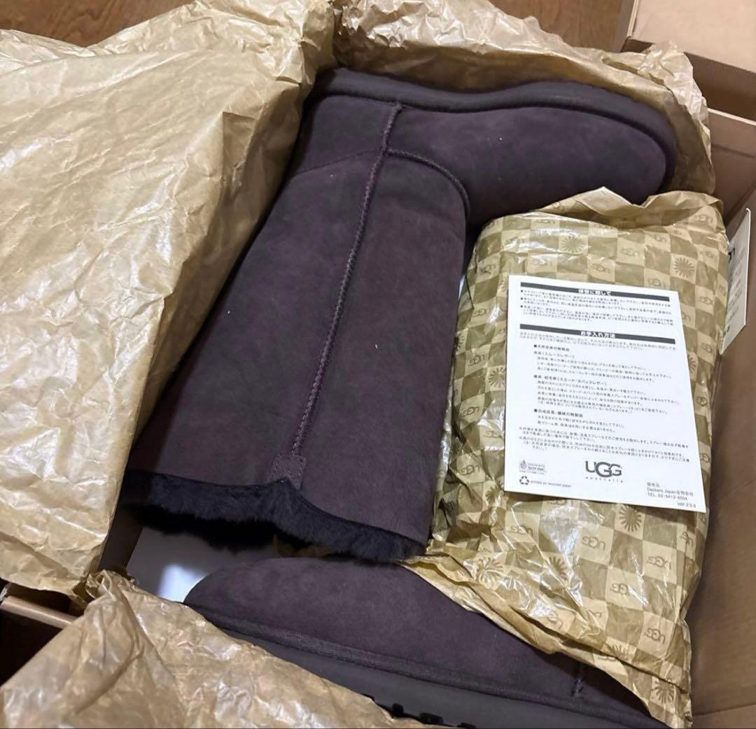 【新品】　UGG ムートンブーツ チョコレート 24cm