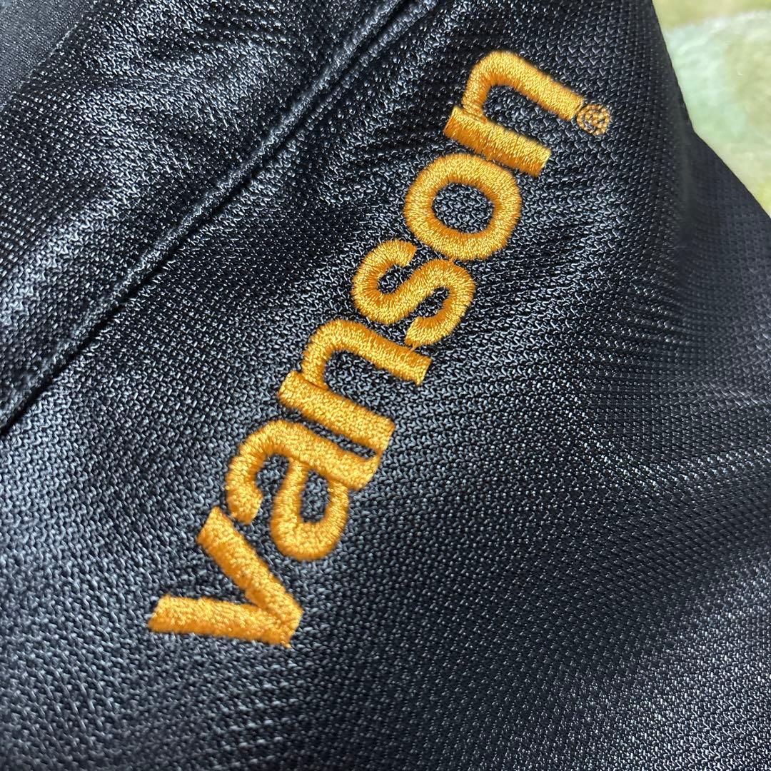 vanson メッシュバイクジャケット Mサイズ 黒/黄色