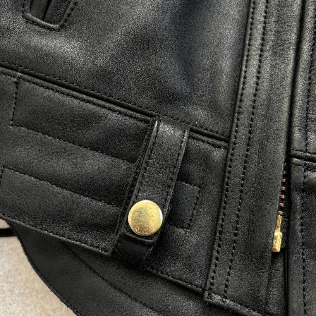 【美品・LL】KADOYAカドヤ/EVO/ダブルライダース/キルティングライナー