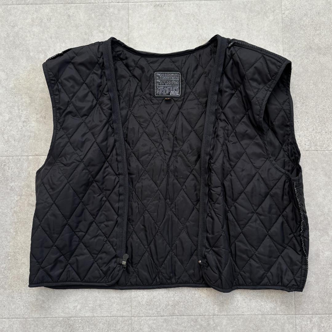 【美品・LL】KADOYAカドヤ/EVO/ダブルライダース/キルティングライナー