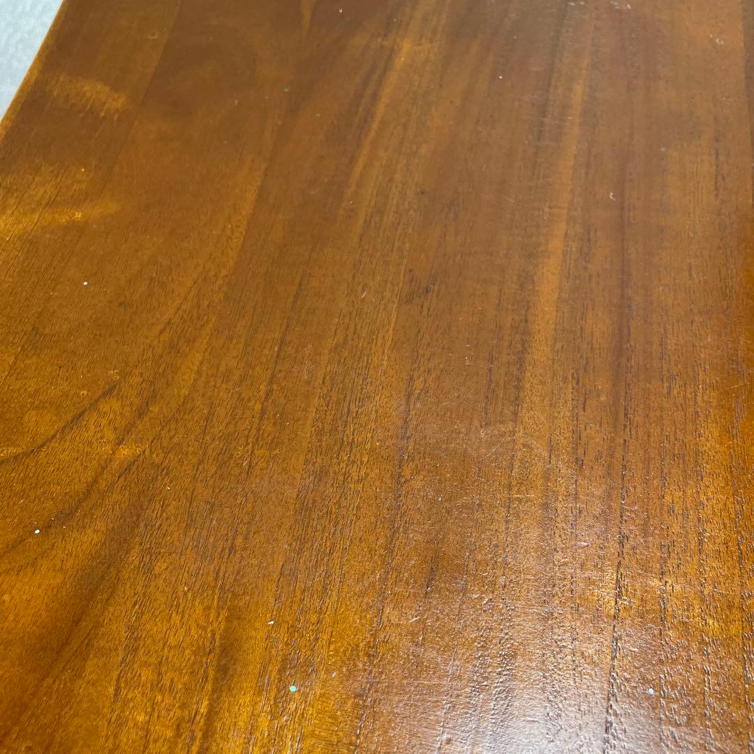 スキャンティーク　木製シンプルチェア ブラウン