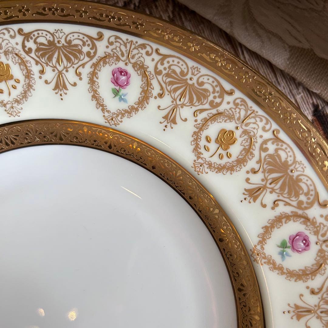 フランス製　Limoges Haviland リム付きディープディッシュ