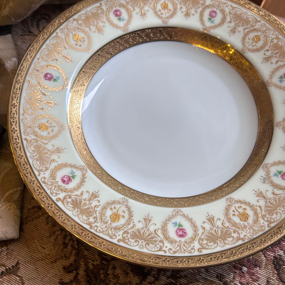 フランス製　Limoges Haviland リム付きディープディッシュ