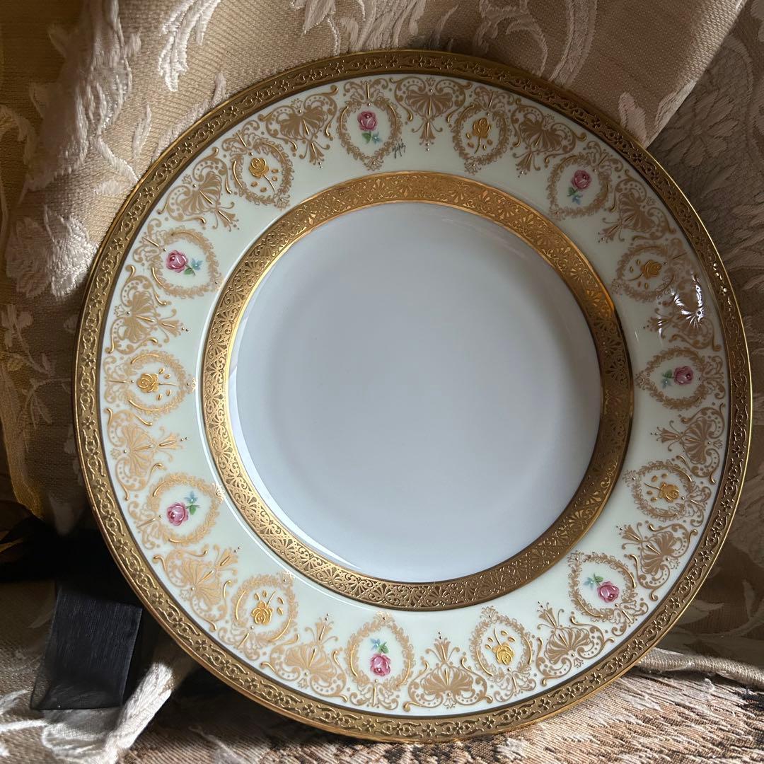 フランス製　Limoges Haviland リム付きディープディッシュ