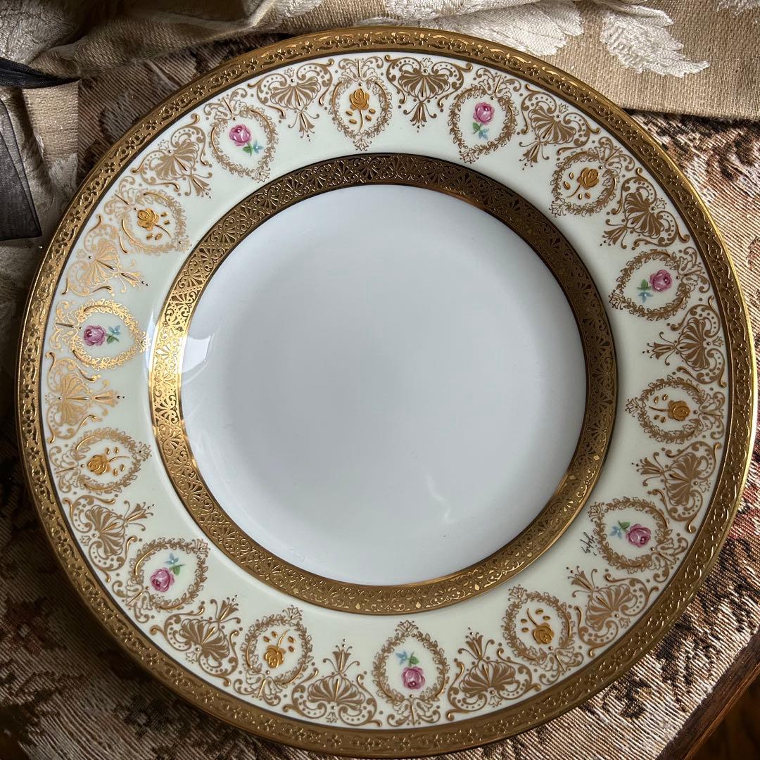 フランス製　Limoges Haviland リム付きディープディッシュ