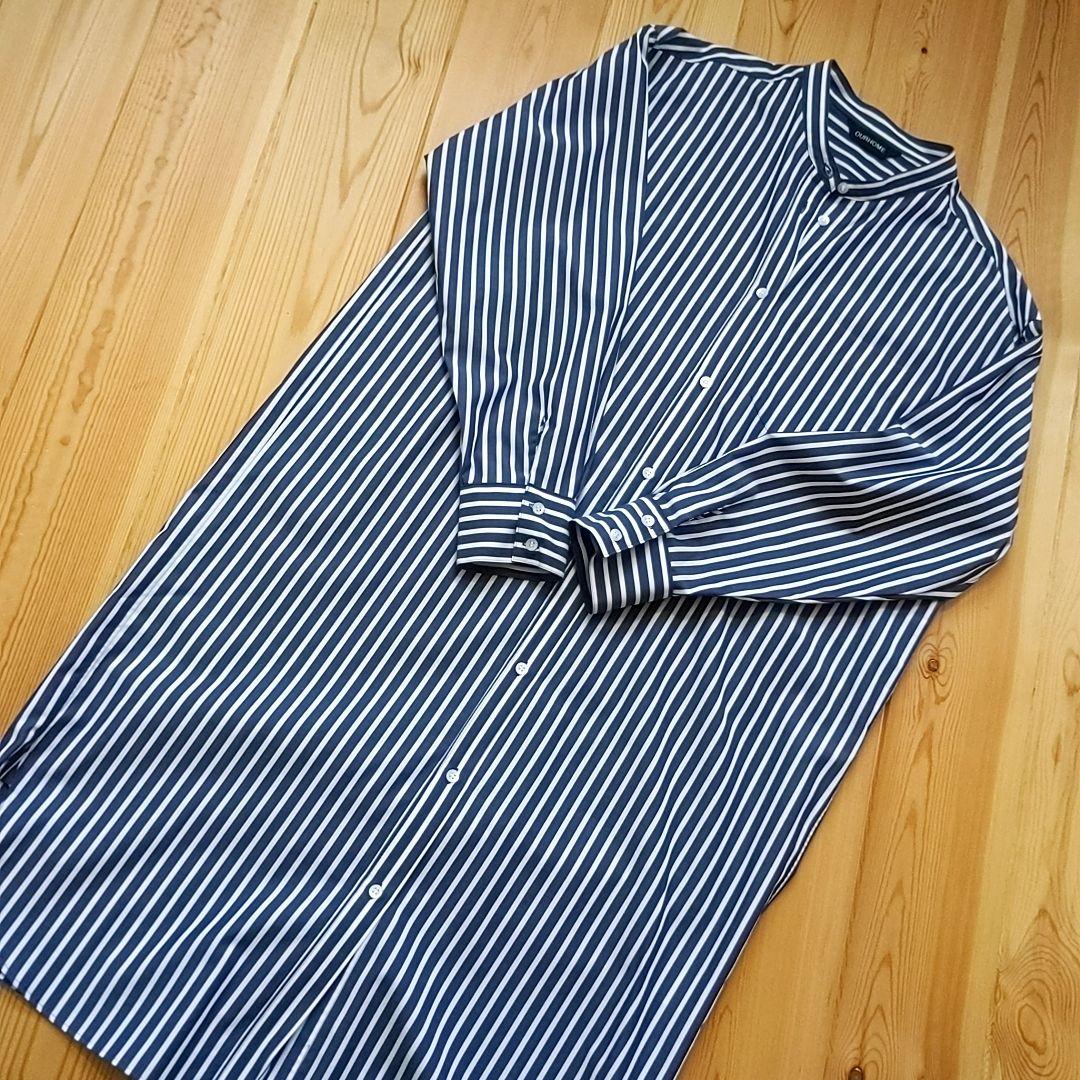 【新品】OUR 播州織 ベーシックシャツ シャツワンピ ワンピース