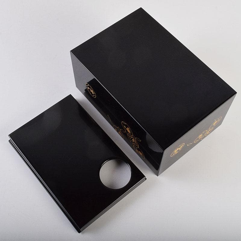 茶道具　岡本陽斉作　七宝蒔絵　利休茶箱　棗など　八点一式　共箱　U　R9271B