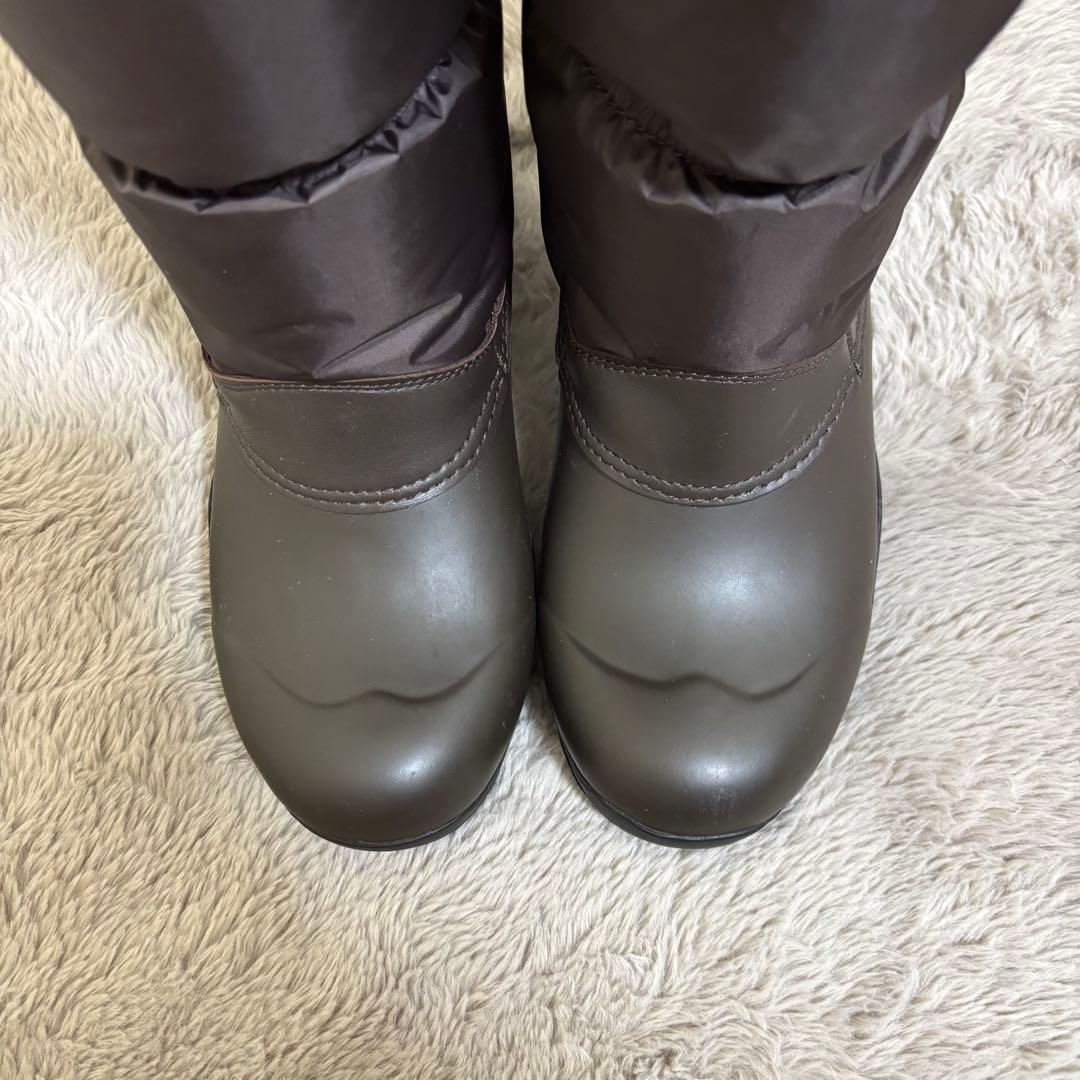 MIe さんHUNTER☆UK5スノーキルトブーツ ブラウンハンター24cm