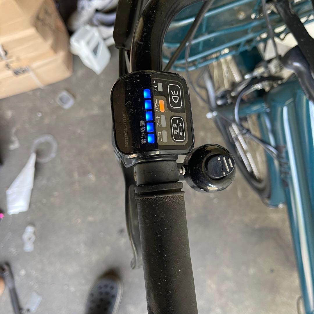 Bridgestone BIKKEシティタイプ 電動アシスト自転車 ブラック