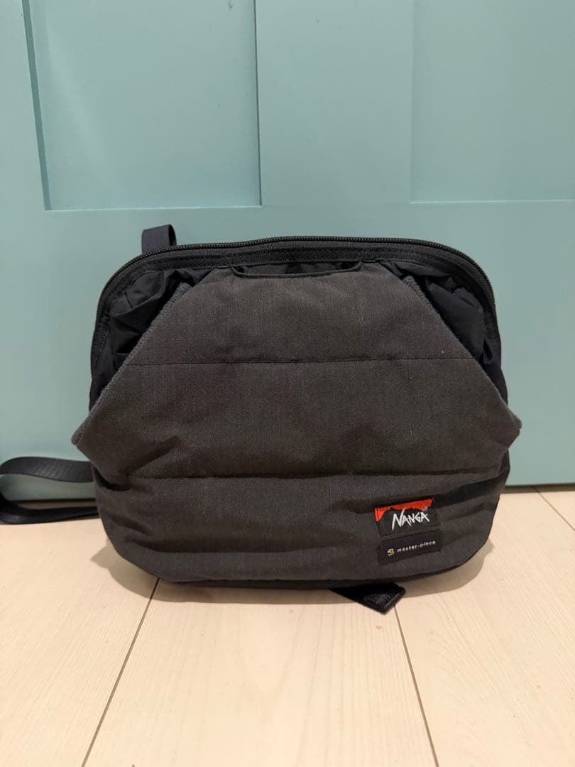 NANGA × master piece hand warmer bag