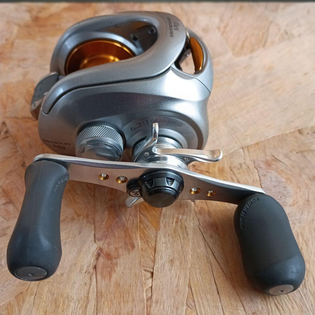 シマノ　07メタニウムMg右巻き （夢屋　07メタニウムMg用深溝スプール付き）