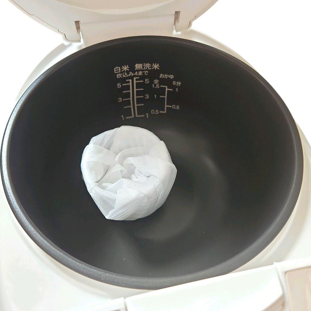 【未使用】SHARP シャープ ジャー炊飯器 KS-F105-W 5合炊き 調理