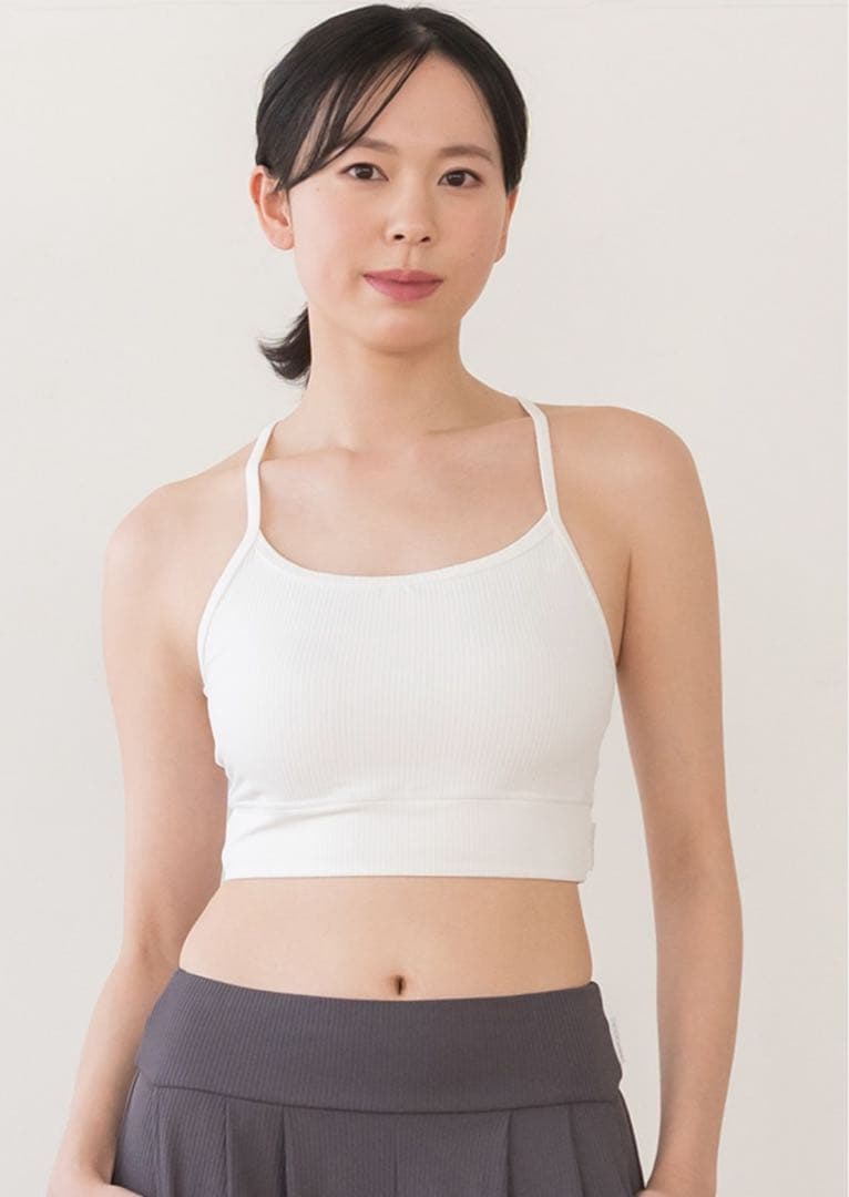 【SUKALA】新品 リブヨギーニツイストトップスセット ホワイト Mサイズ