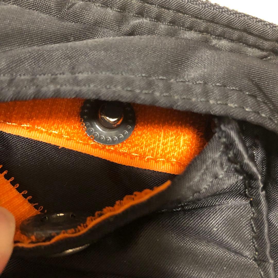 PORTER ブラックポーチ 約20cm x 13cm 手帳　システムバインダー