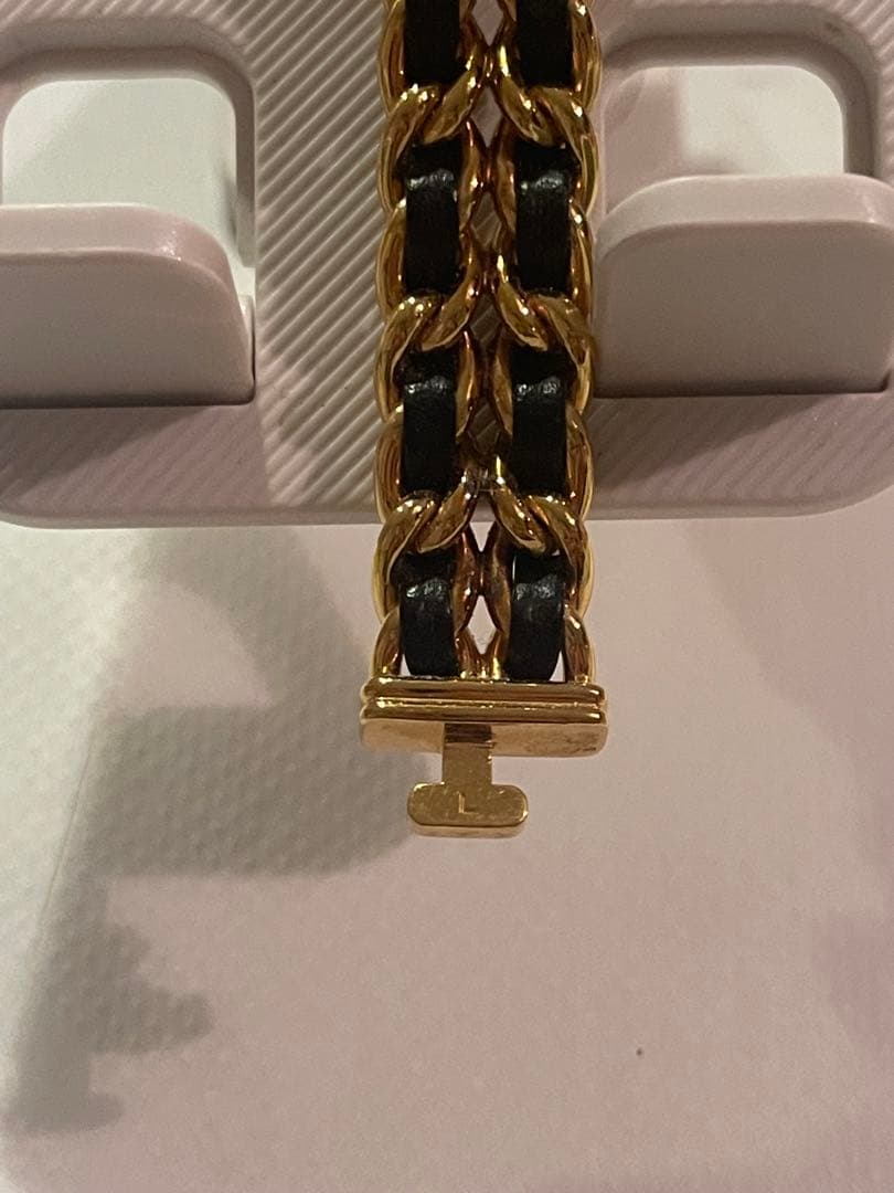 CHANEL プルミエール L ゴールド/ブラック 時計