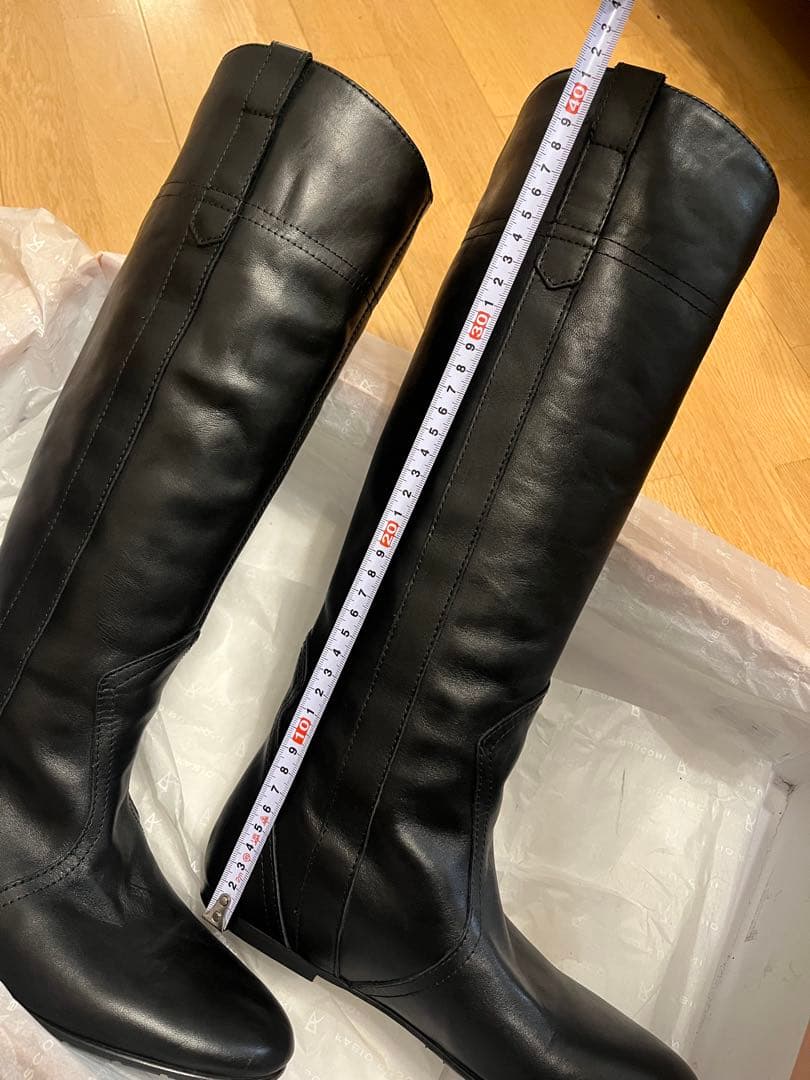 【未使用（試着のみ）】ファビオルスコーニ　ロングブーツ　ブラック　38