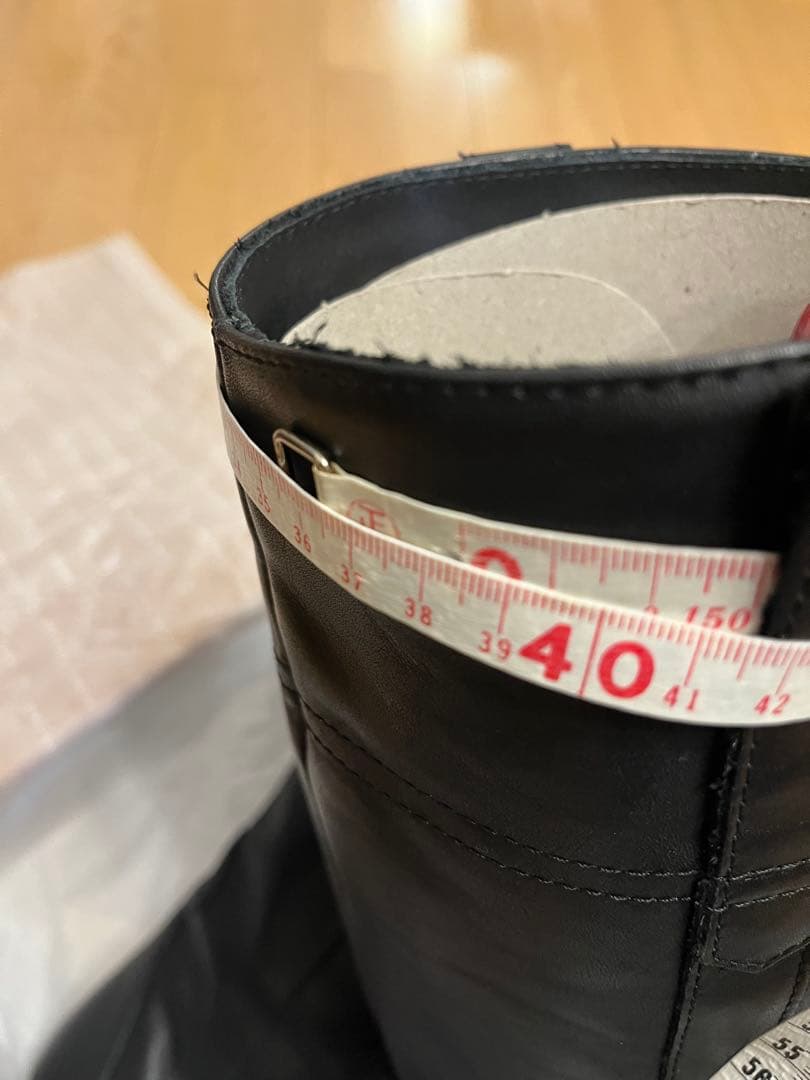 【未使用（試着のみ）】ファビオルスコーニ　ロングブーツ　ブラック　38