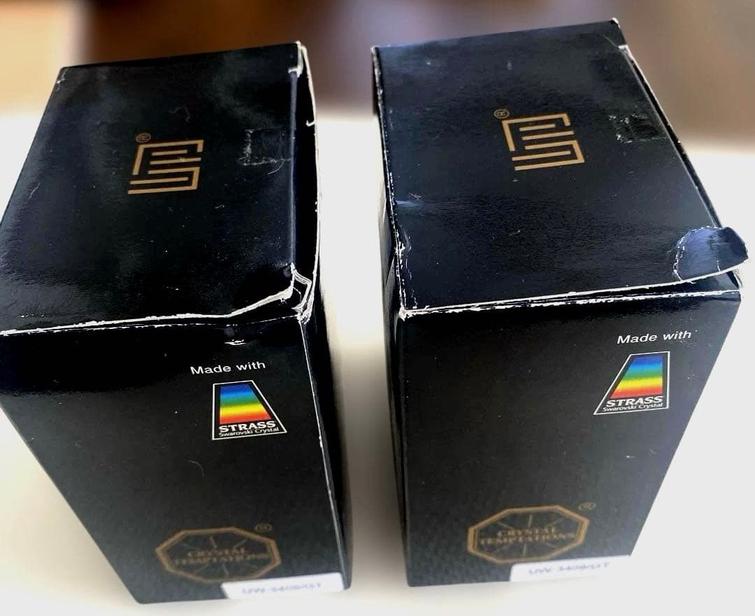 スワロフスキー　ゴールド亀置物　2個セット