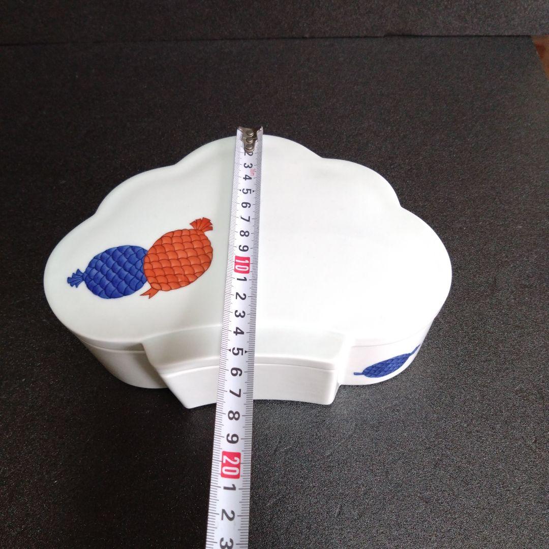 未使用 伊万里 鍋島焼 畑萬陶苑 松 陶箱　お祝い