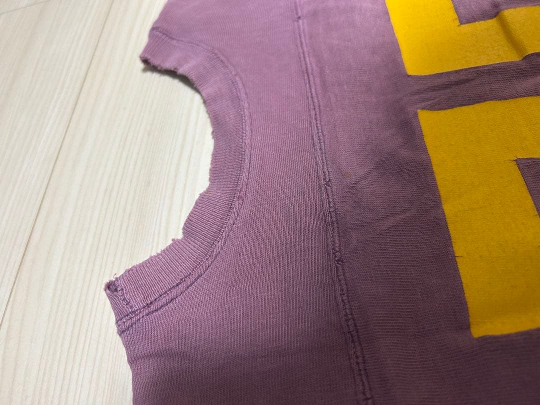 ビンテージ　フットボールtシャツ　七分袖