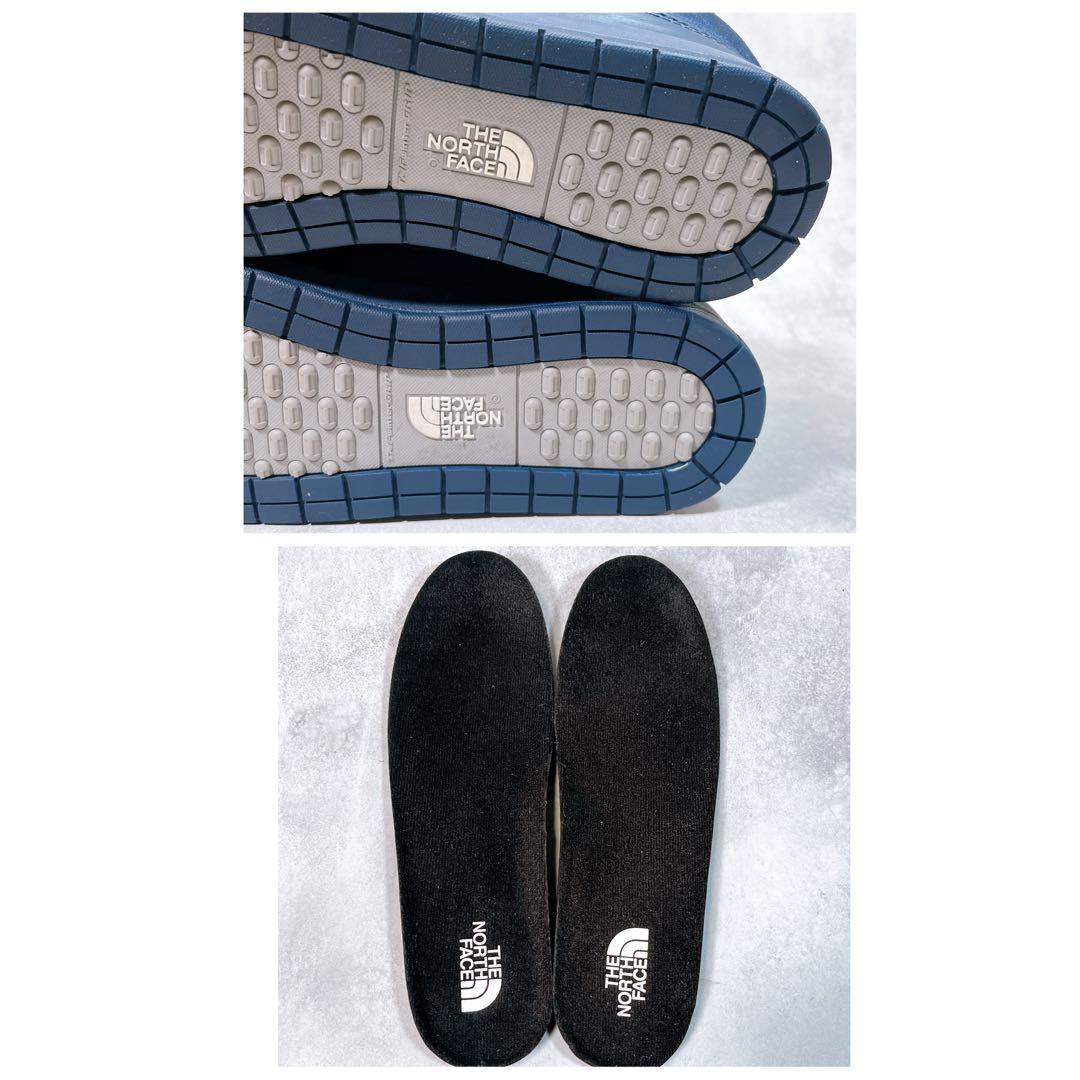 美品【ノースフェイス】ヌプシブーツ (25) ウィンターブーツ　防水　ネイビー