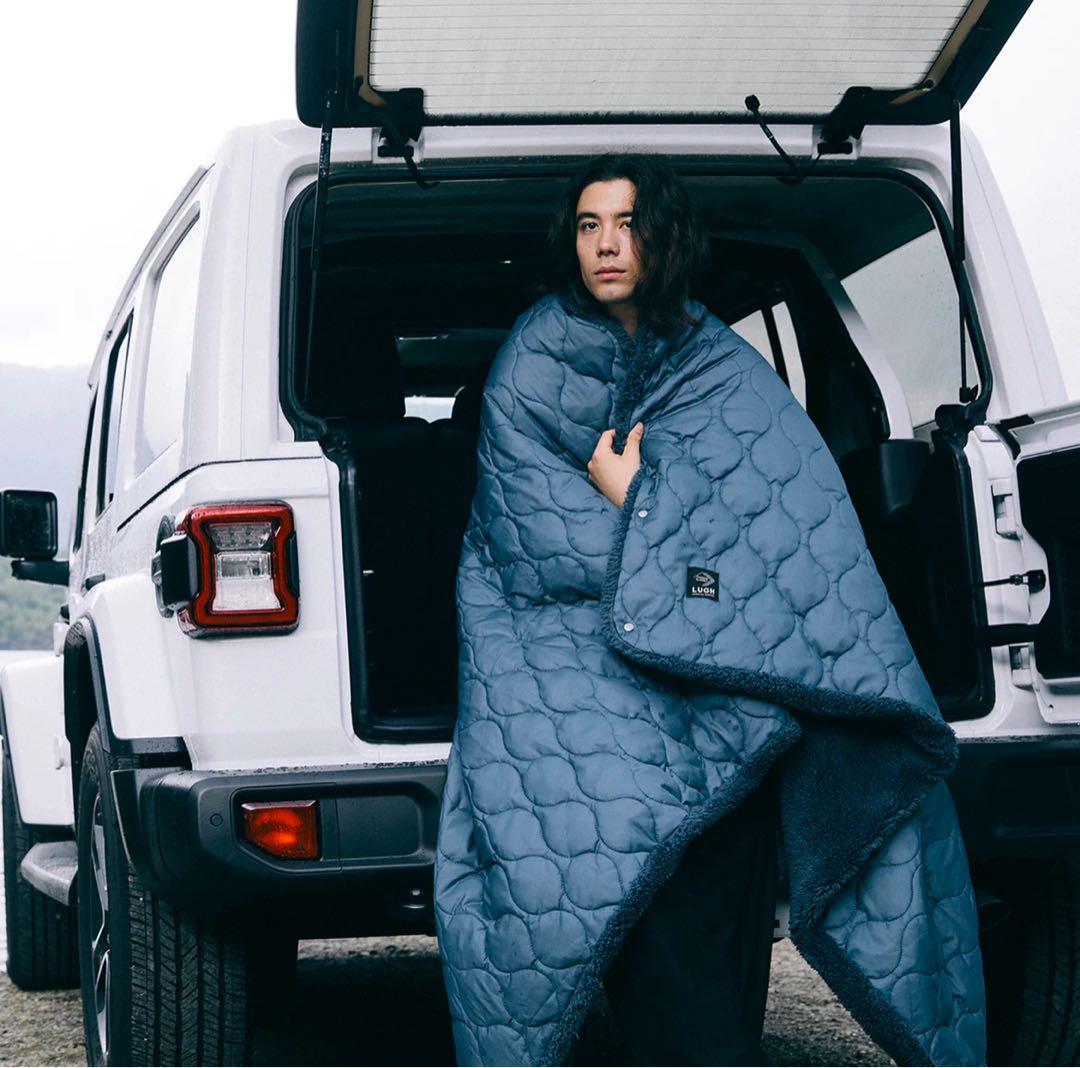 LUGH 魔法瓶ブランケットLサイズ (6層/ グラフェン) インディゴ